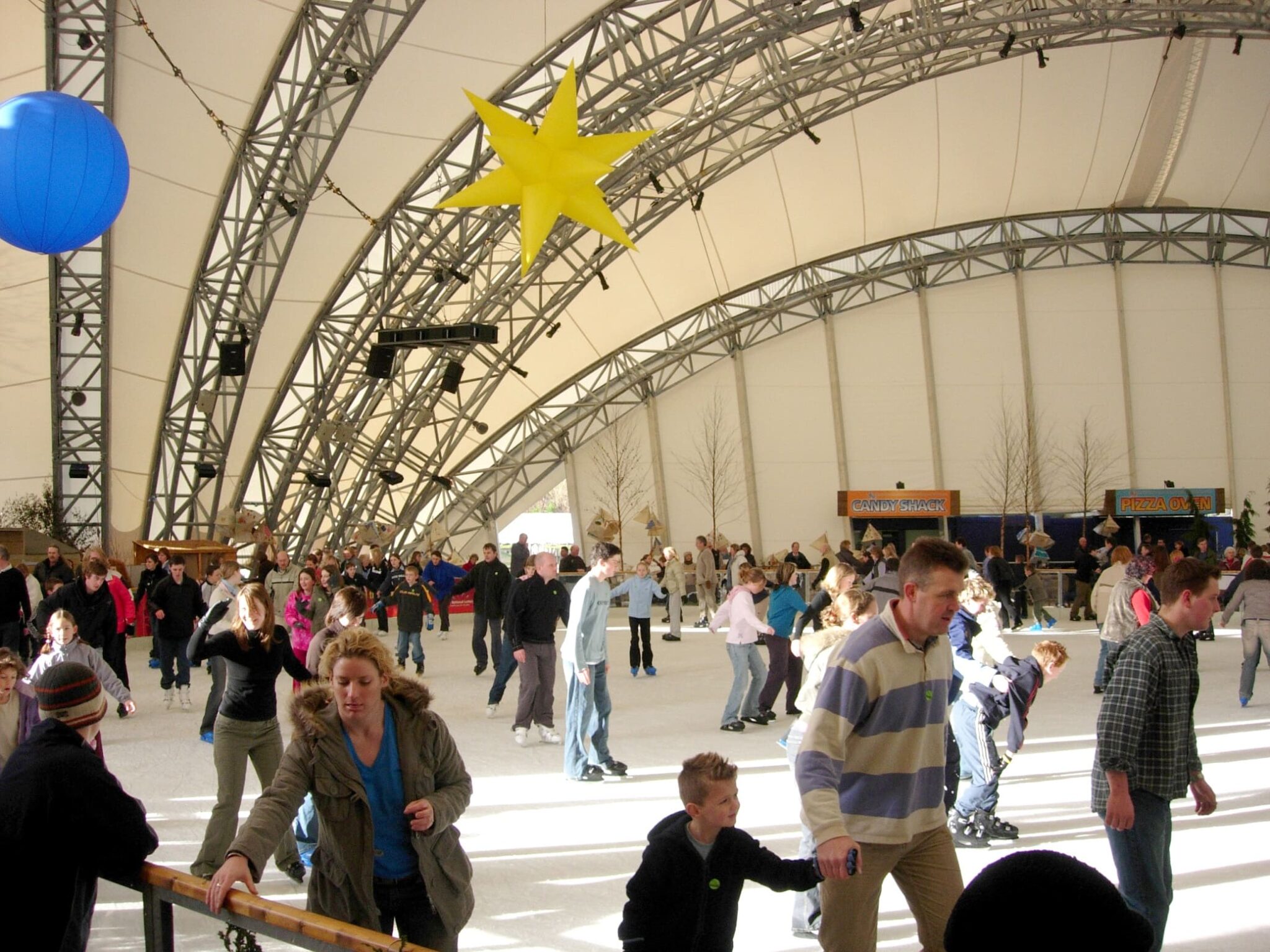 Eden Project Ice Rink Structure Base Structures
