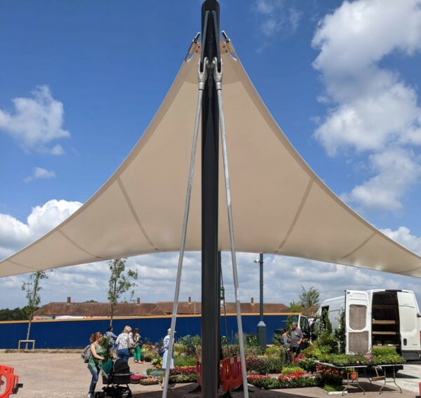 Improving socialising with outdoor canopies