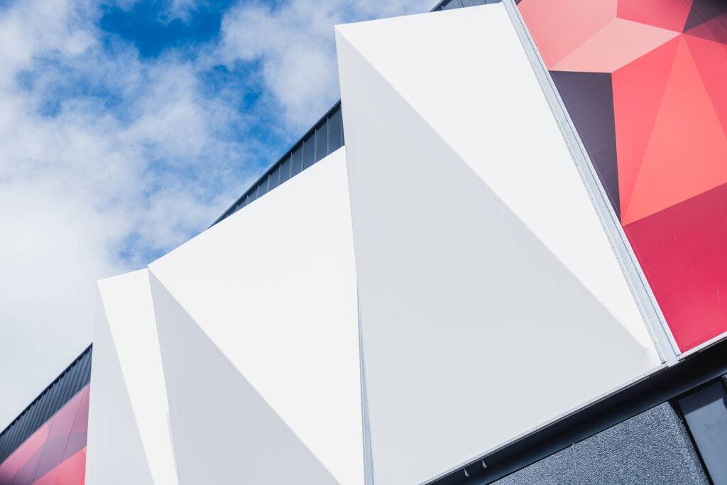 artistic structures at the nec in Birmingham